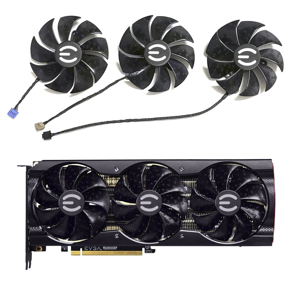 New 4PIN D09220S12H DC 12V 0.55A 88MM suitable for EVGA RTX 3090 3080TI 3080 3070 3060TI XC3 Ultra/(