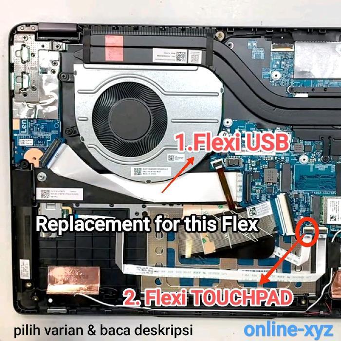 kabel flexible USB Touchpad LENOVO Ideapad Flex 5 14ALC7 14IAU7 82r9 82r7 tombol power on off switch