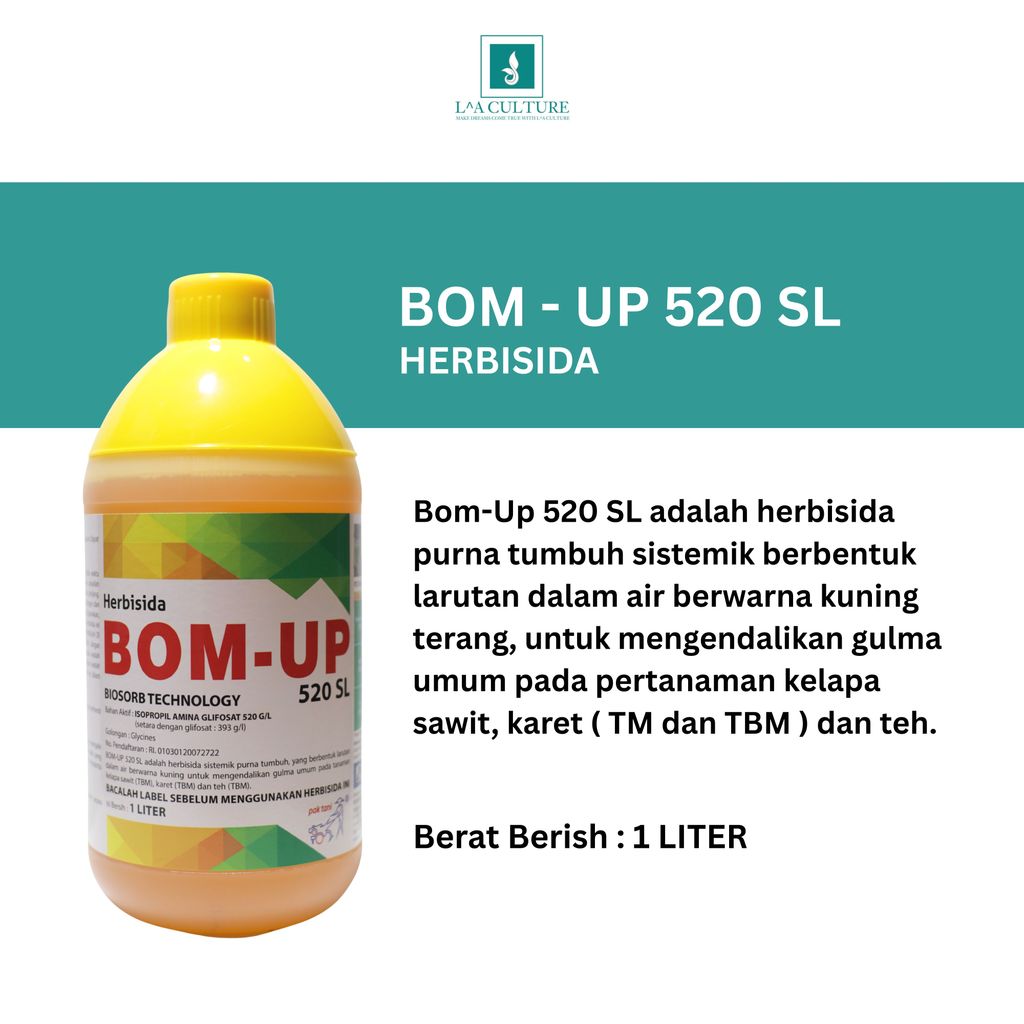 Herbisida Sistemik BOM-UP 520 SL 1 Liter