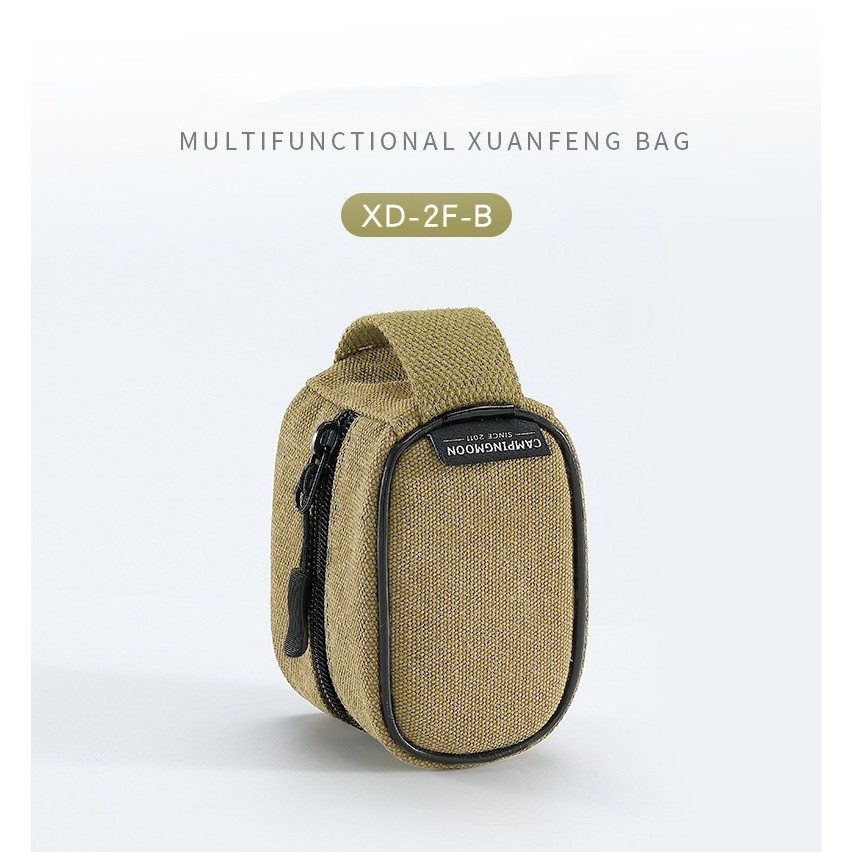 CAMPINGMOON XD-2F-B Multifunctional Peak Bag Item Storage Bag XD-2F-B Thickened Canvas Camping Outdo