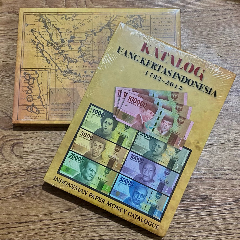 KATALOG UANG KERTAS INDONESIA HARD COVER 1782-2018