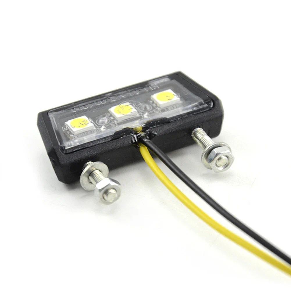Features License Plate Lighting License Plate Lighting Mini LED License Plate Light Motorcycle Car N