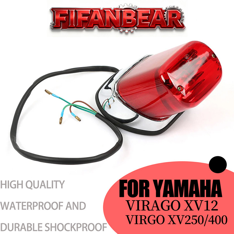 Motorcycle Rear Taillight Brake Tail Light Rear Brake Lamp For Yamaha Virago XV250 XV 400 XV 125 XV 