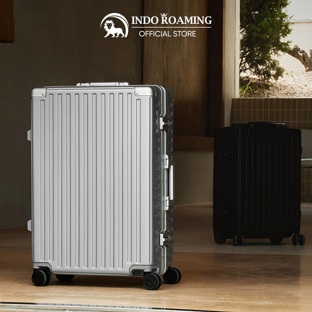 Indo Roaming Koper Kabin & Bagasi Polycarbonate TSA Lock Premium Fashionable Size 20-28 Inch - LS075