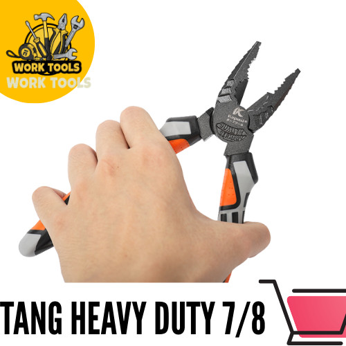 Kapusi Paket Tang Heavy Duty Lancip/Potong/Kombinasi 7/8''