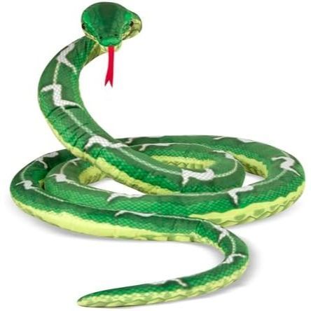 Melissa & Doug Giant Boa Constrictor - Lifelike Stuffed Animal Snake (Over 14 feet Long)