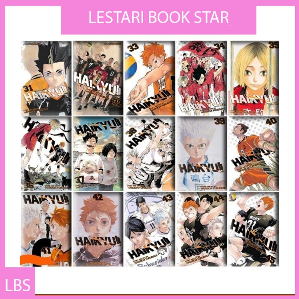 Haikyuu manga vol.1-45 (English)