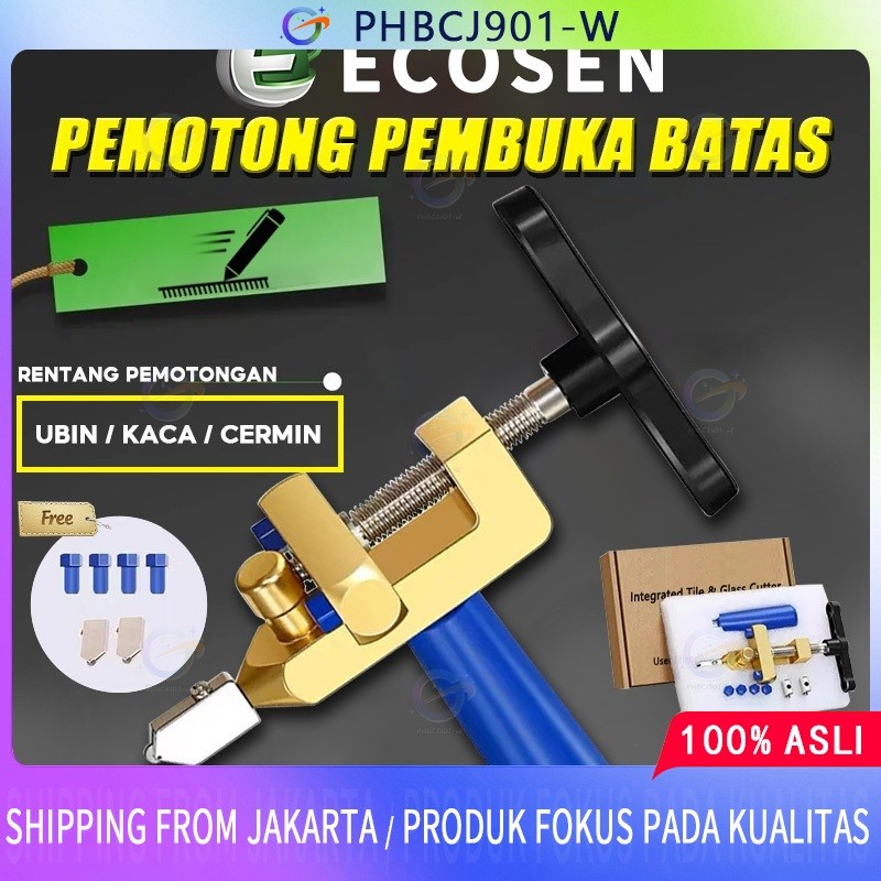 Tile Cutter pemotong ubin keramik kaca granit alat pemotong kaca 2 in 1