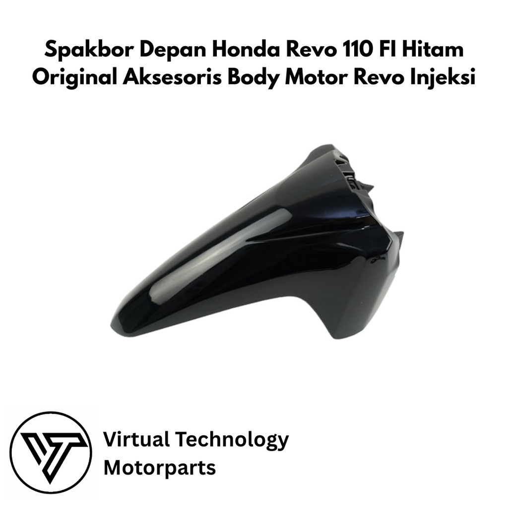 Spakbor Depan Honda Revo 110 FI Hitam Original Aksesoris Body Motor Revo Injeksi