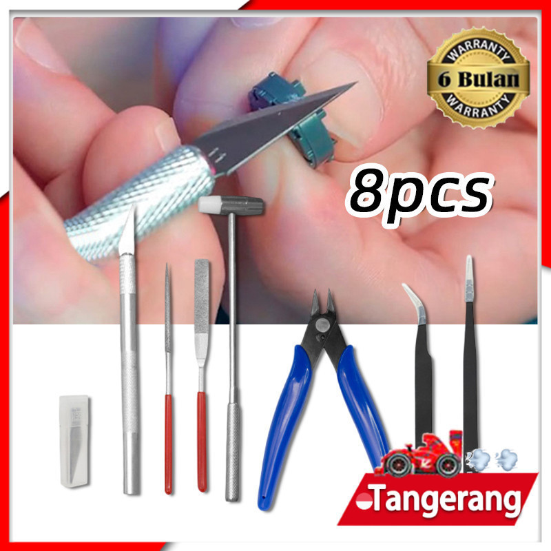 8 In 1 Alat Gundam / Gundam Tools Rakit Gunpla Tool Kit Set / Tools Set Gundam Gunpla