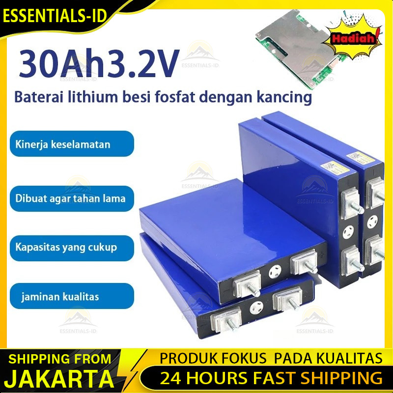 Baterai Lifepo4 3.2V 30Ah Elektrik Baterai Lithium LIFEPO4 DISCHARGE CAPACITY TEST PROVE Baterai Lit