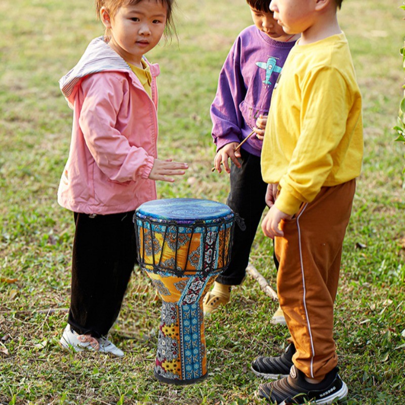 12 Inch African Drum Adult 8.5 Inch Percussion Instrument Djembe Drum Adults Beginner's Exercise Mus
