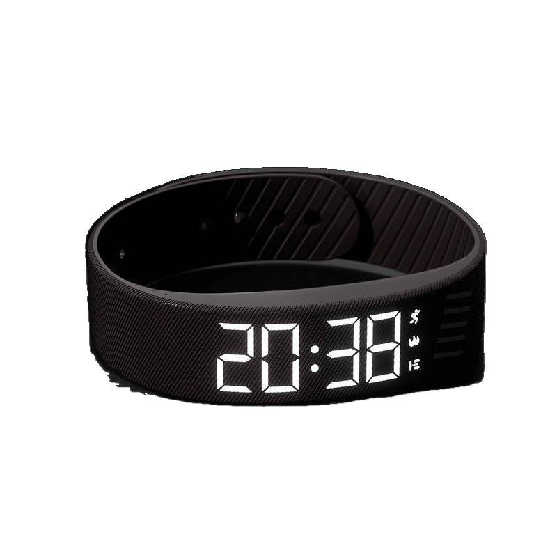 Jam Alarm Gelang Pintar Multi-Fungsi Getaran Senyap Tahan Air Jam Elektronik