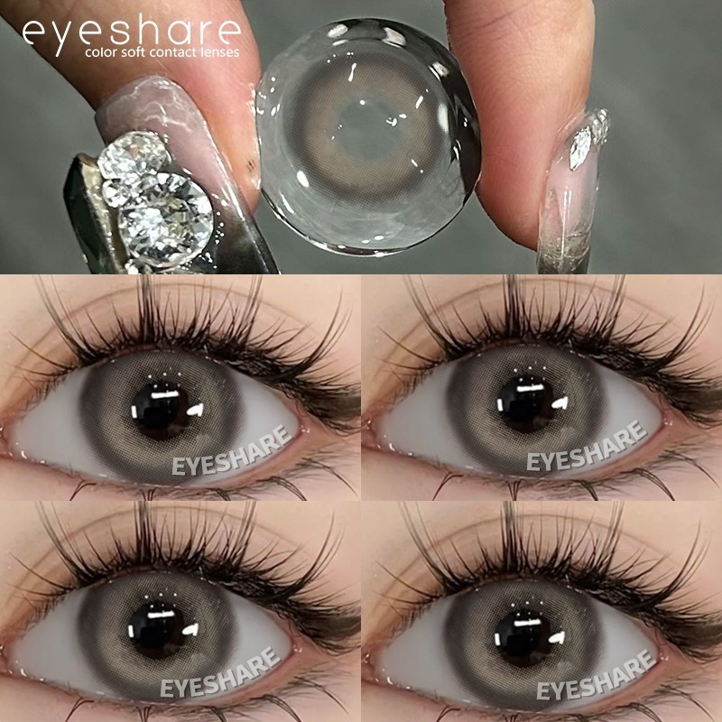 Softlens Coffee Lensa Kontak 2 buah/pasang CHESTNUT Softlens Brown Lensa kontak 14MM Untuk 6 bulan