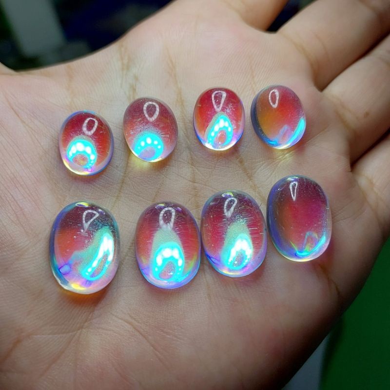 Batu akik kalimaya sintetic kalimaya india / kalimaya opal banten tidak asli elegan