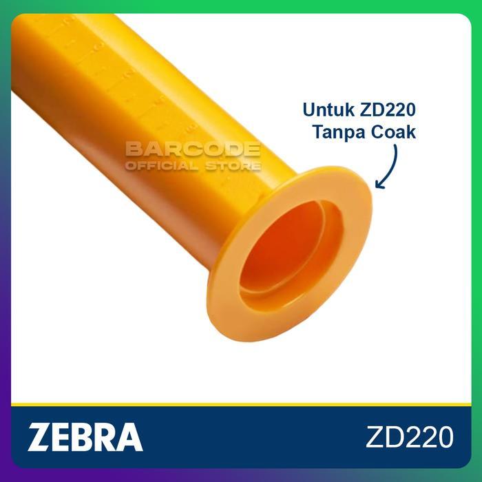 Sepasang Spindle Roller Core Ribbon 300 Meter Zebra ZD220 ZD888 ZD230 - ZD220/ZD888, Orange