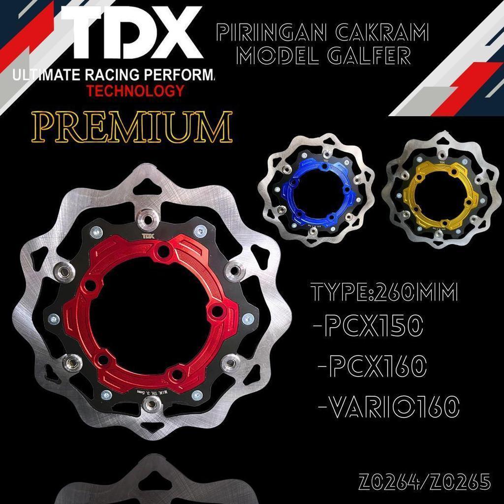 PIRINGAN DEPAN VARIASI PCX 1150 160 PIRINGAN DEPAN 260MM MODEL TDX GALFER PNP PCX 150 PCX 160