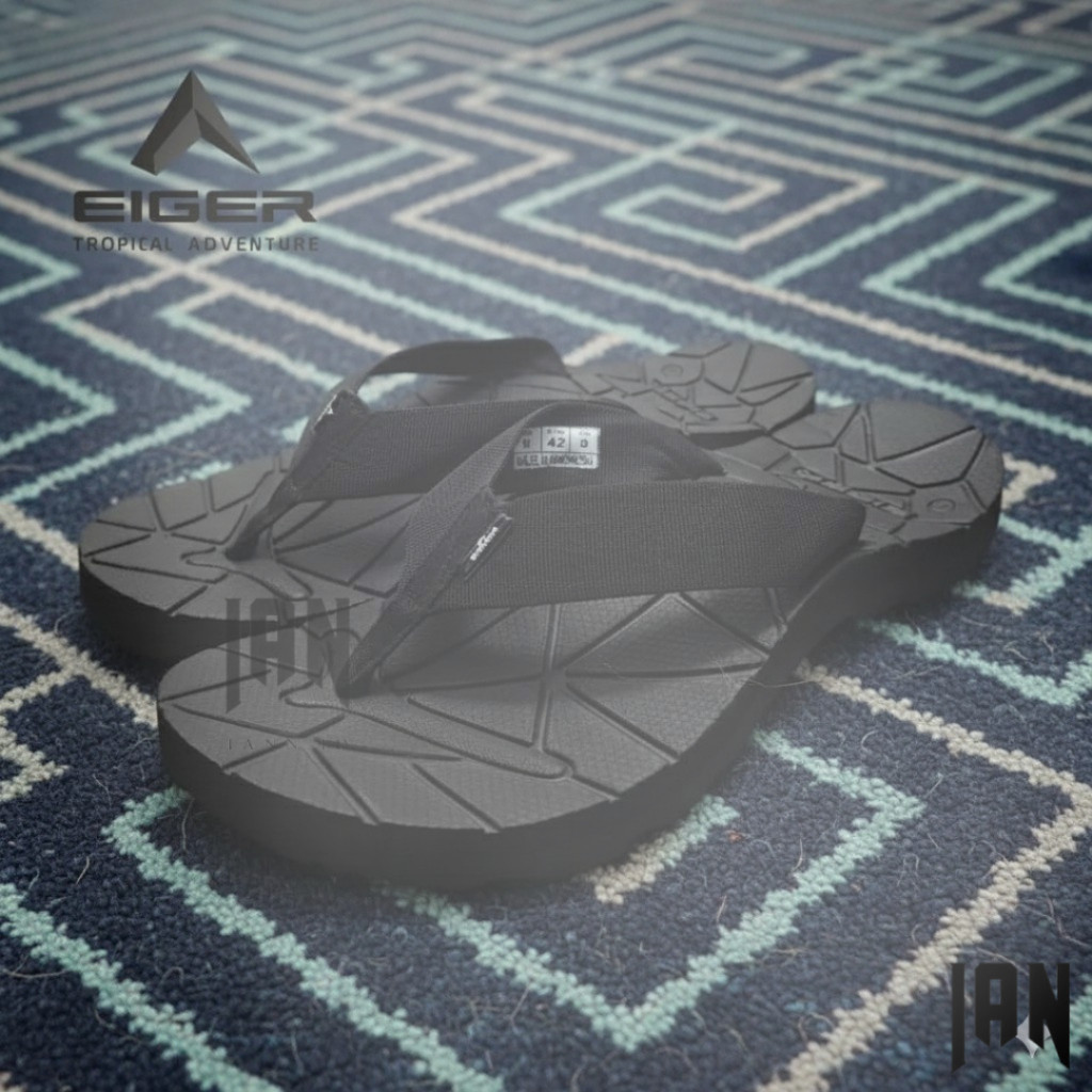 EIGER1989 - Sandal Jepit Pria EigerGunung ORIGINAL 100% Sendal Hiking Advanture Terbaru Outdoor Mode