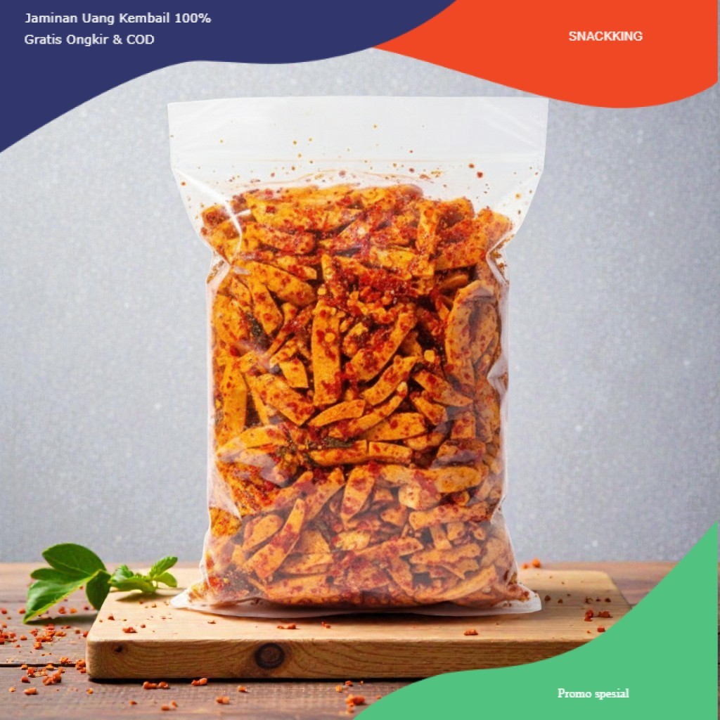 Basreng pedas daun jeruk / basreng original daun jeruk