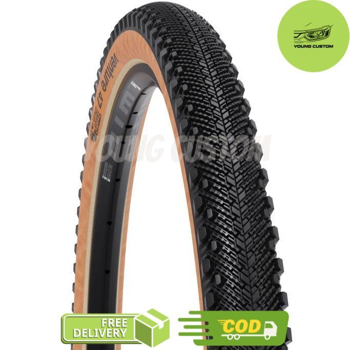 WTB Venture Ban Luar Sepeda Tire Kevlar 700 x 40C / 650Bx47 Black dan Tan Wall - 650B x 47C TW -youn