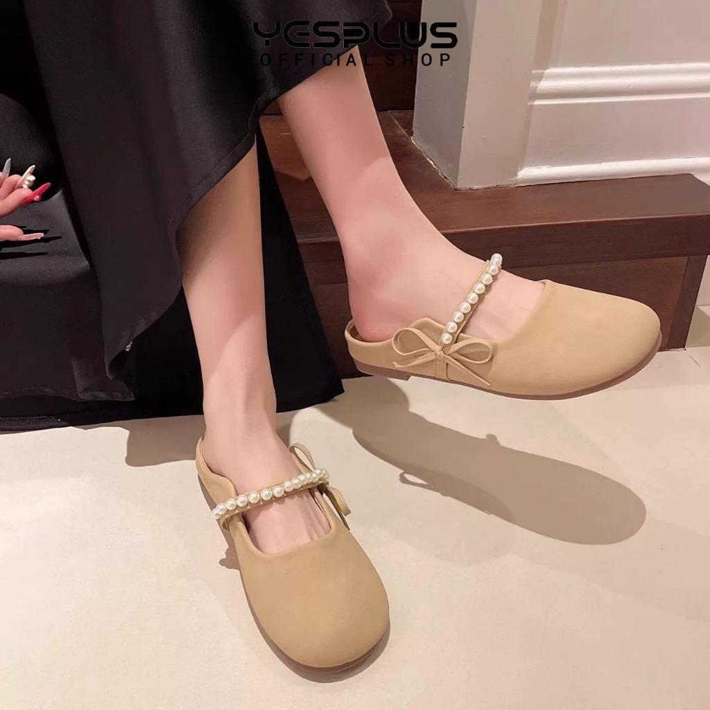 Cross sandal   Sandal Original 1888 Flatshoes Jelly Wanita Import Slop Matte Model Terbaru Size 37-4