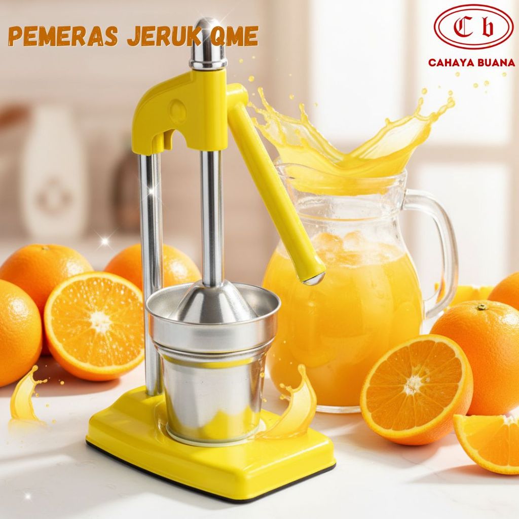 Pemeras Jeruk QME Stainless Steel / Pemeras Jeruk Serbaguna##