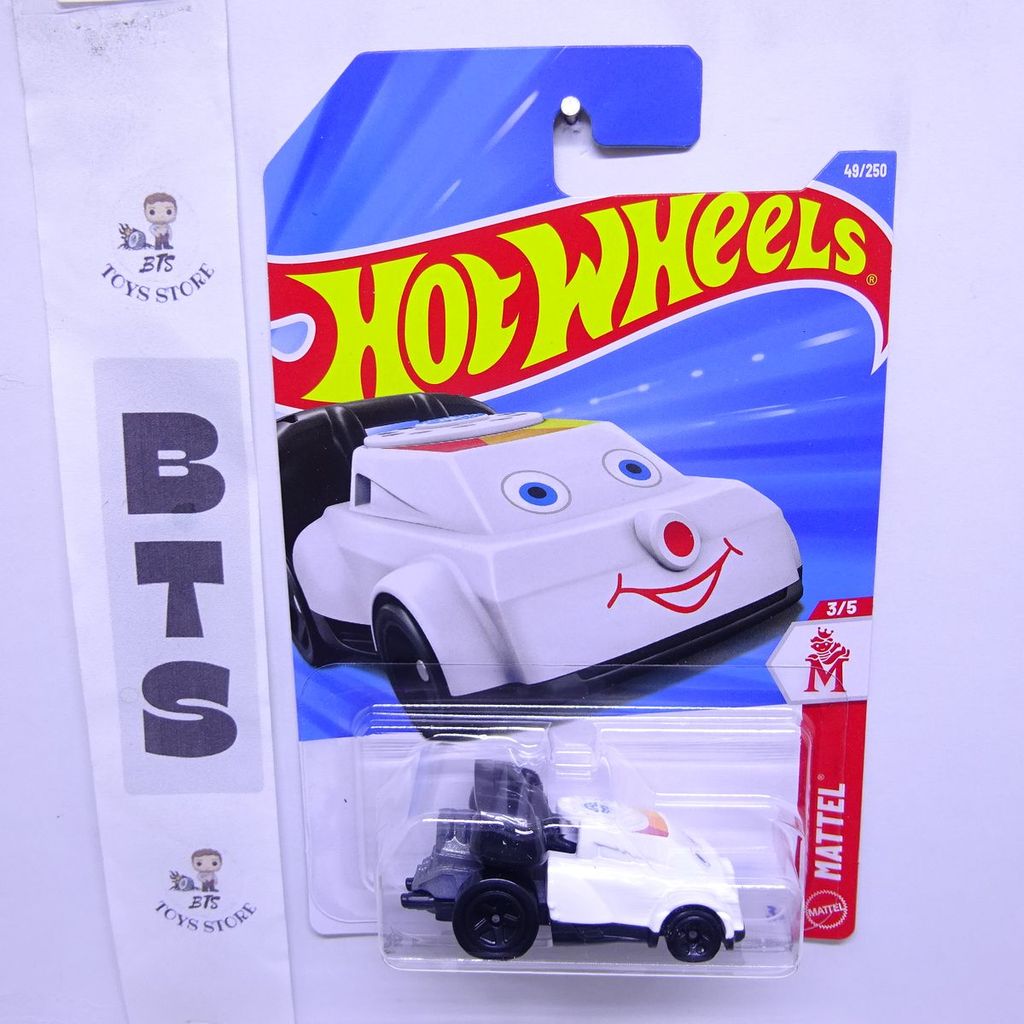 Hot Wheels Quick Chat Putih Hitam