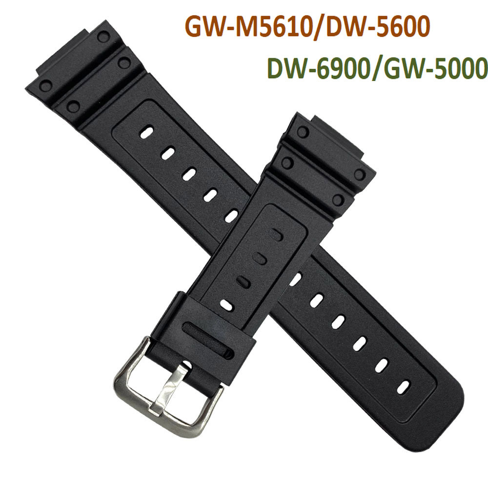 Smart Bracelet Wataband GW-M5610/DW-5600 Wat Replacement Rubber Band DW-6900/GW-5000 Strap 16MM Belt