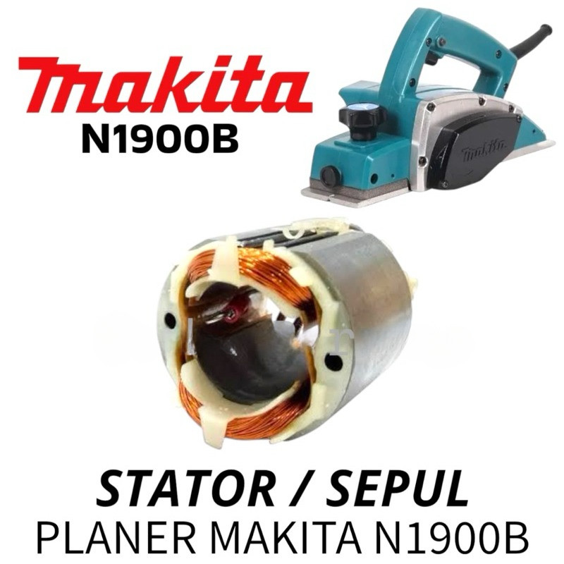 Original N1900B Stator Sepul Mesin Serut Planer Makita Jepang Original N 1900 B
