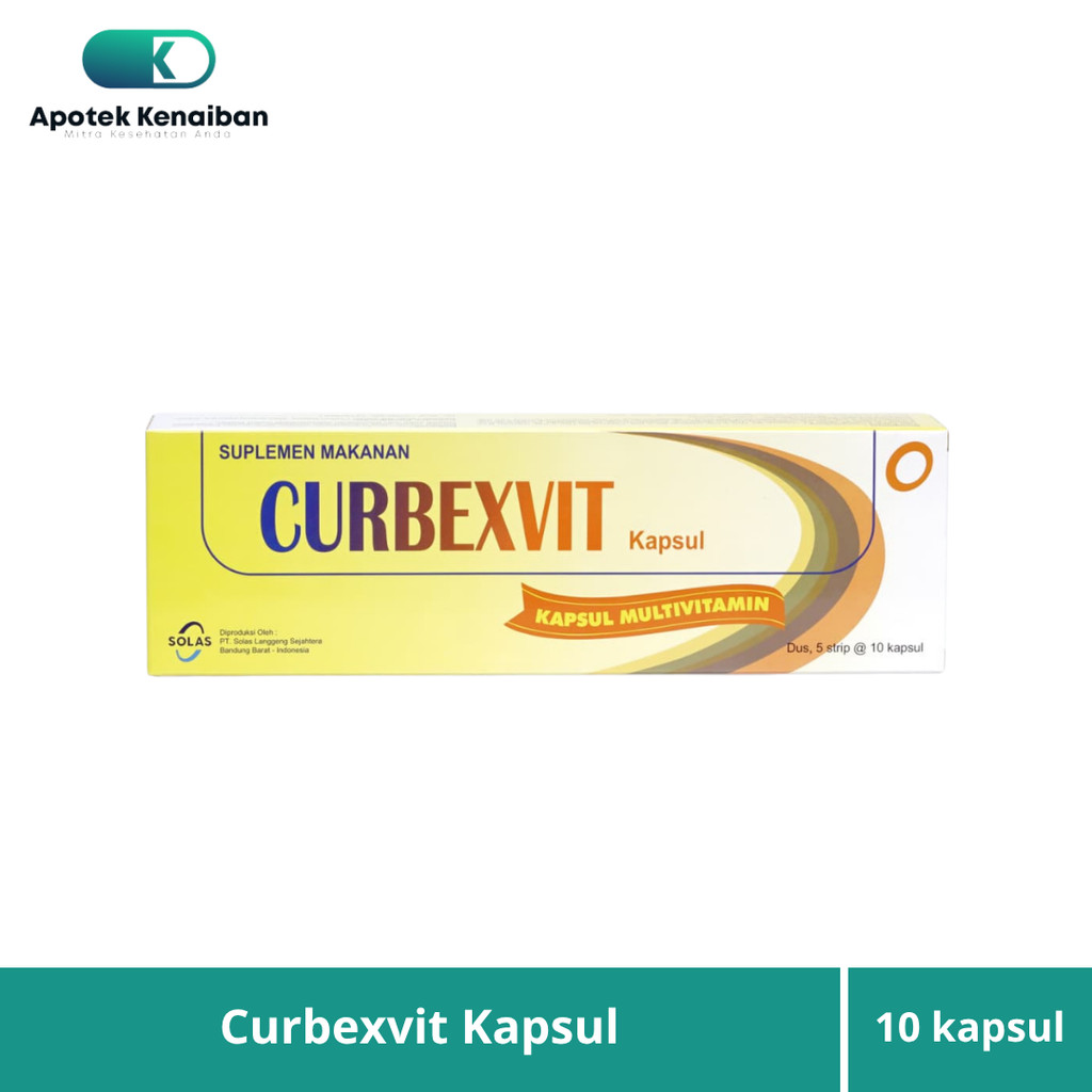 Curbexvit Strip 10 Kapsul / Multivitamin & Mineral Lengkap