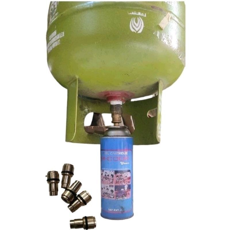 ALAT ISI ULANG GAS PORTABEL KUNINGAN CONNECTOR REFILL GAS 3KG KE GAS KALENG PORTABLE