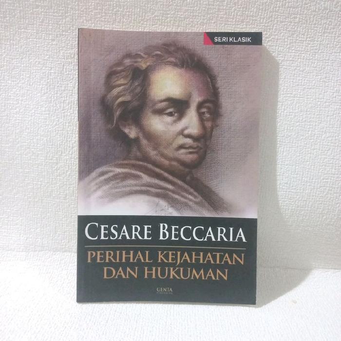 Buku Cesare Beccaria Perihal Kejahatan dan Hukuman original