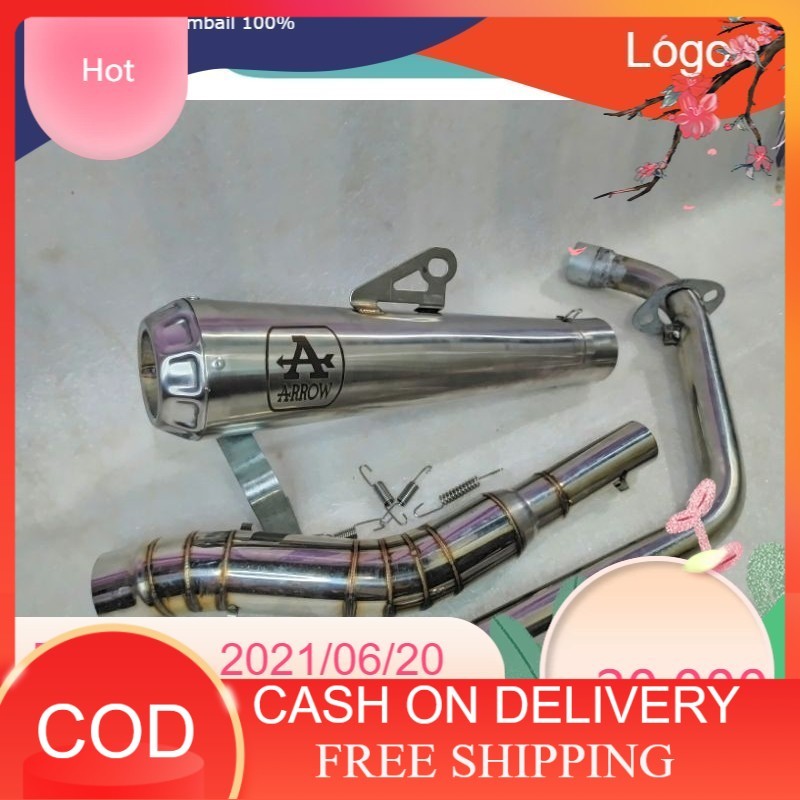 Exhaust Exhaust Arrow Y15 Y15ZR LC 135 exciter 150 raider fi fz150i RS 150 RSX 150 sym VF3i Exhaust 