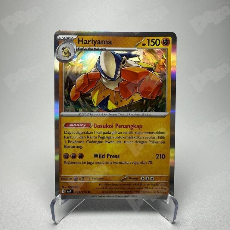 Kartu Pokemon TCG Indo - Hariyama MA1 | 073/126 R