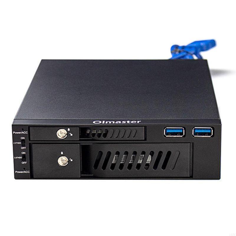 for 2535Inch Internal HDD SSD Case Box Dual USB Optical Drive Mobile Rack
