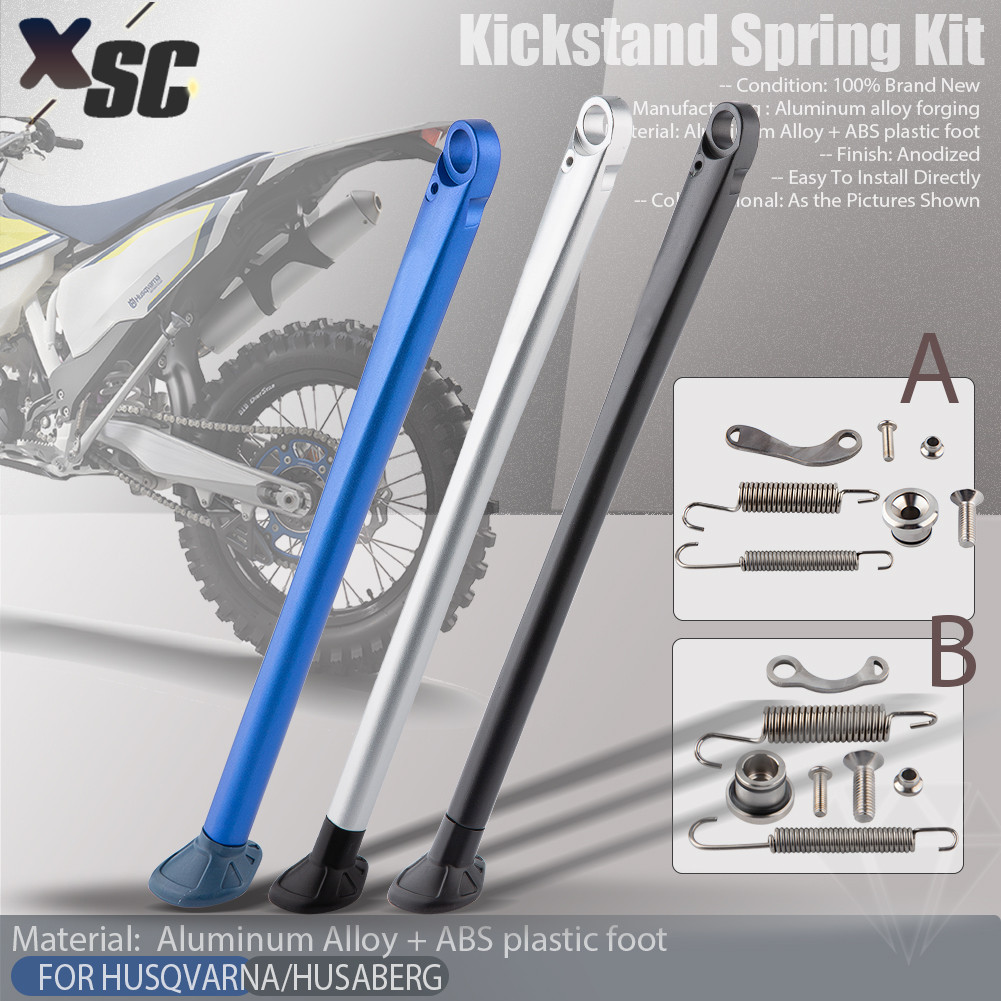 Motorcycle Parking Side Stand Kickstand With Spring Kit For Husqvarna Husaberg TE TX FE FX FS 125 15