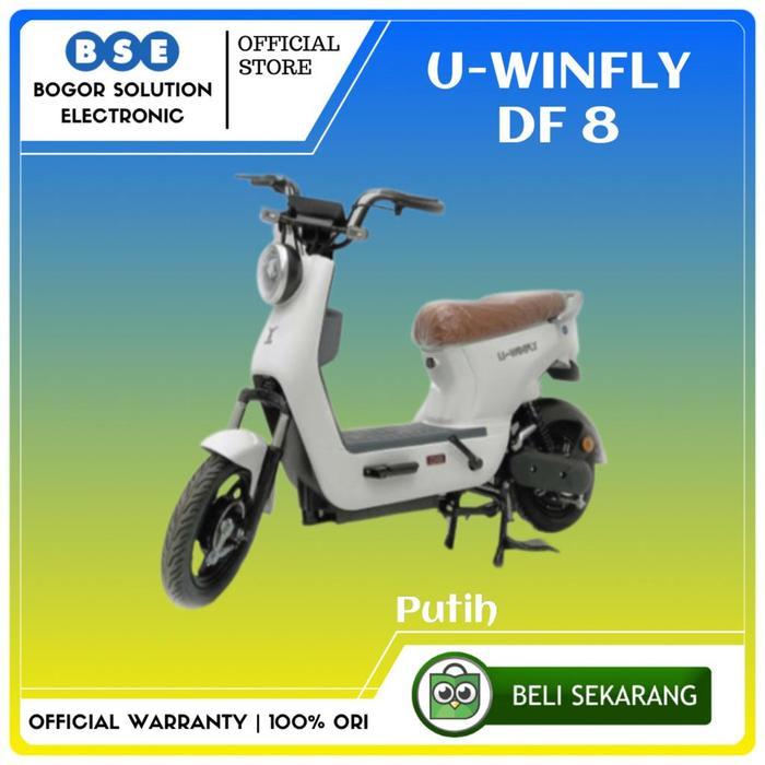 PROMO BIG SALE Sepeda Listrik Uwinfly DF8 Selis Uwinfly Dragon Fly 8 - White