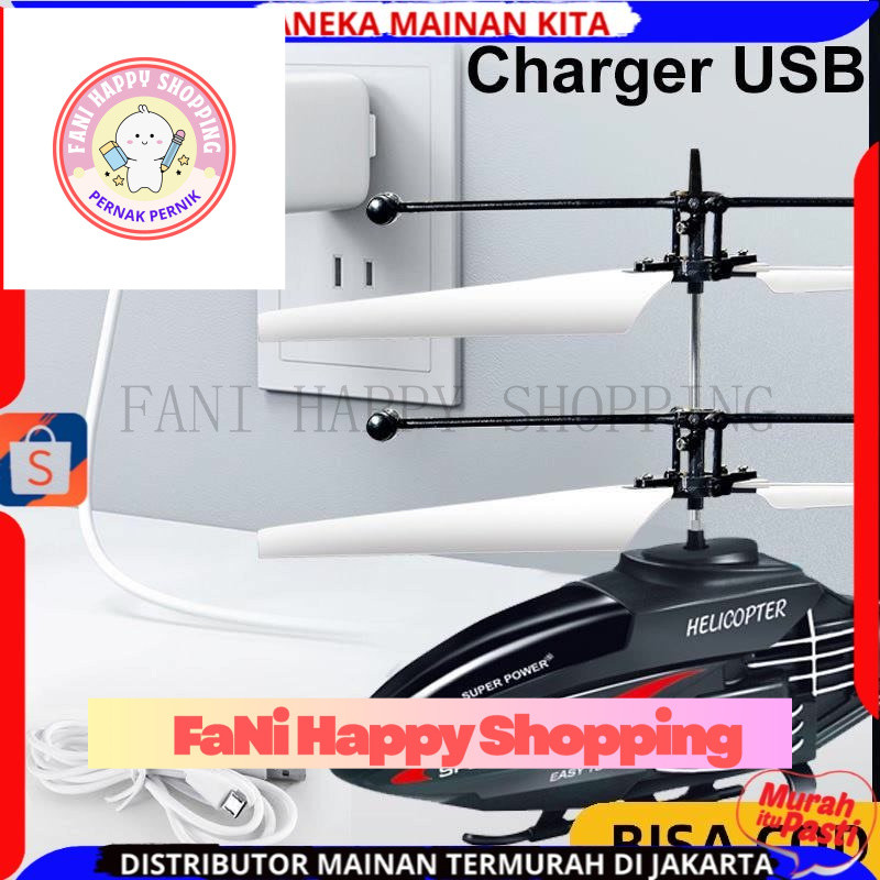 Mainan Helikopter Remote Control R/C Mainan Helikopter SNI Mainan Anak Helicopter Termurah New