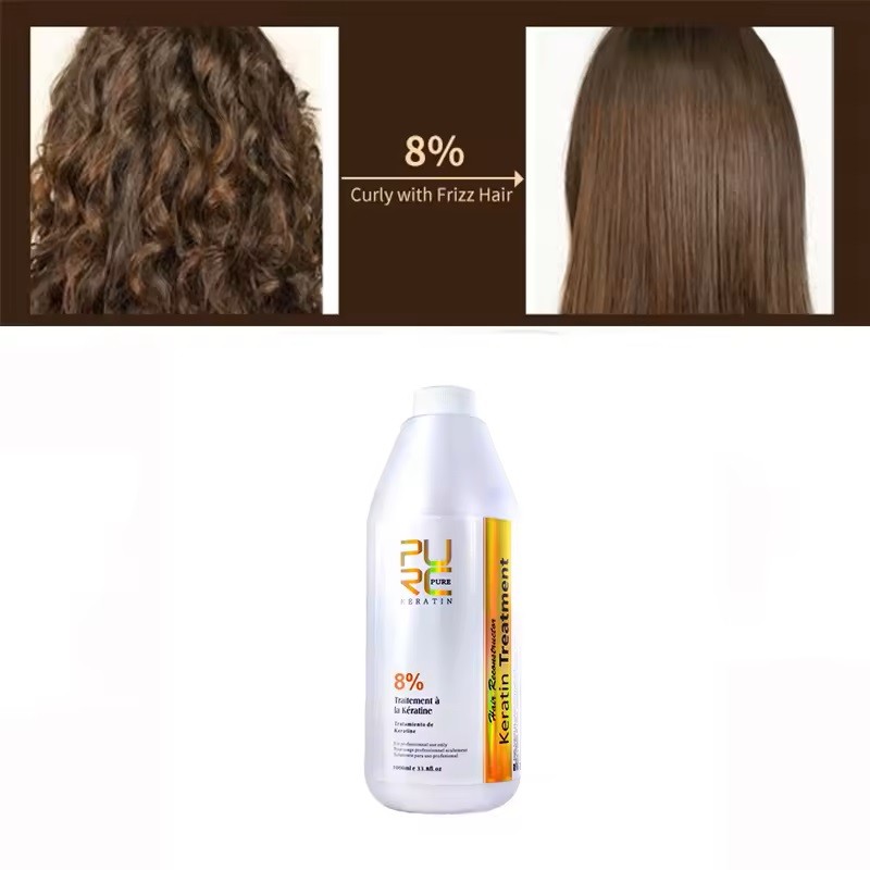 12% Keratin Hair Treatment Smooting PURC Keratin Smoothing Treatment Brazilian 1000ml