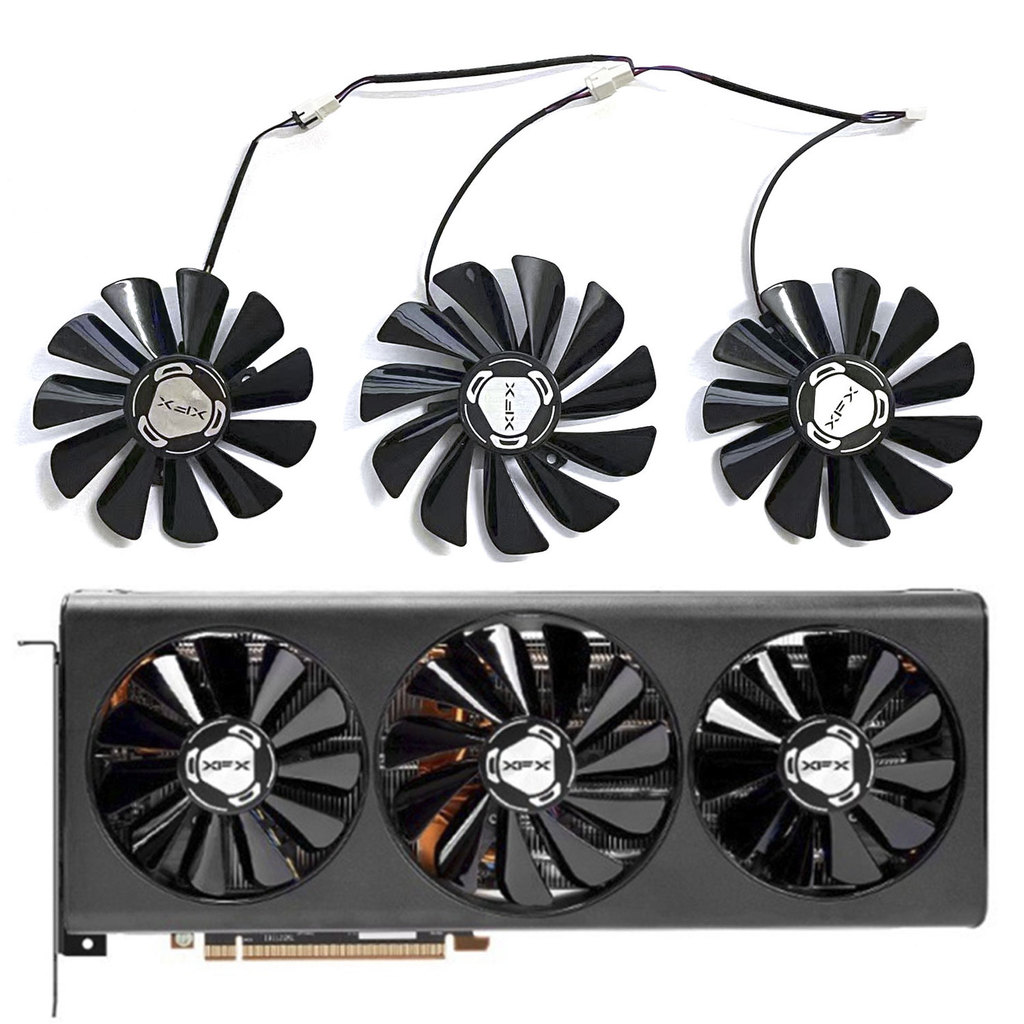 New RX 5700 XT GPU Fan 4PIN 85MM 95MM CF1010U12S DC 12V 0.45A for XFX RX 5700 Radeon 5700 XT 5600XT 