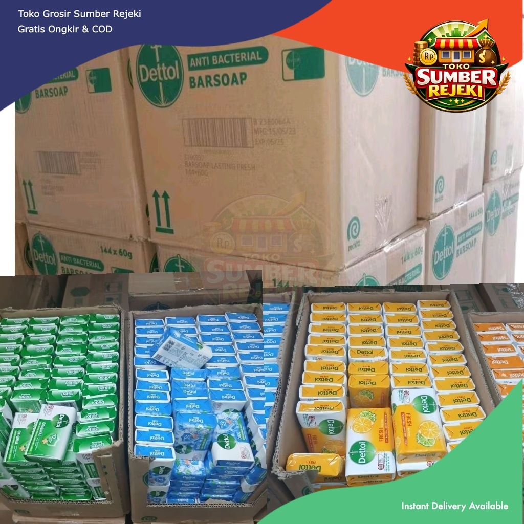 1 dus Sabun DETTOL 60g,144 pcs