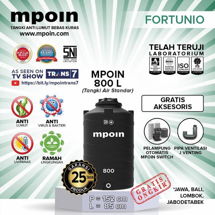 tandon air mpoin+ 800L anti lumut