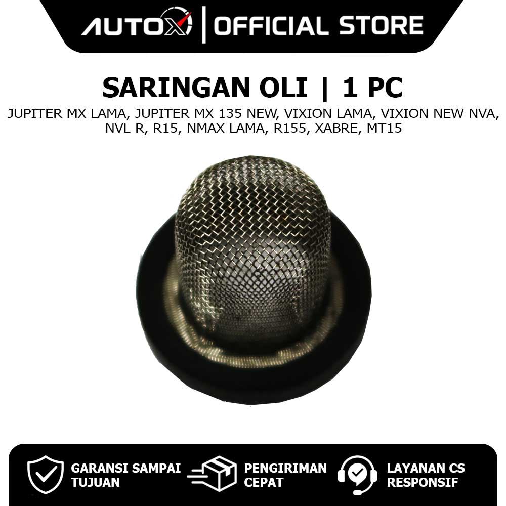 1 PC Saringan Oli Jupiter MX Lama 135 New & Vixion Lama NEW NVA NVL R & R15 155 & NMax lama & Xabre 