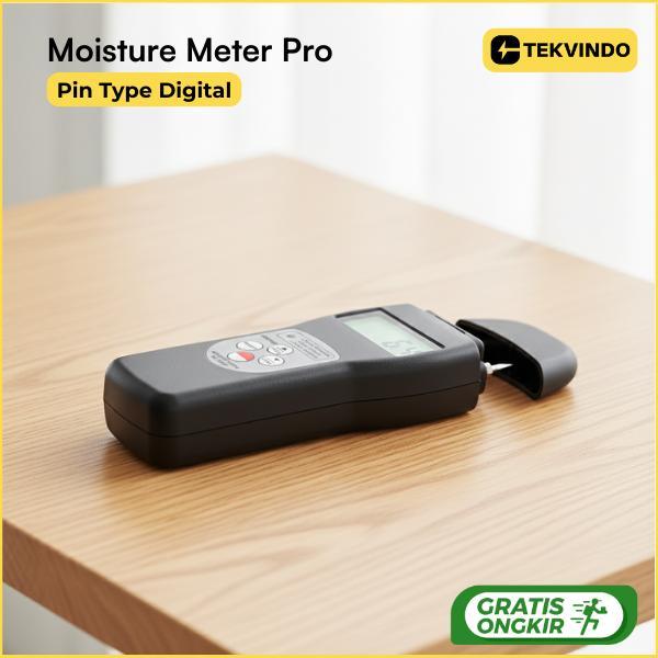 MC-7825P Pin Type Wood Moisture Meter – Alat Ukur Kadar Air Kayu Digital untuk Konstruksi & Bangunan