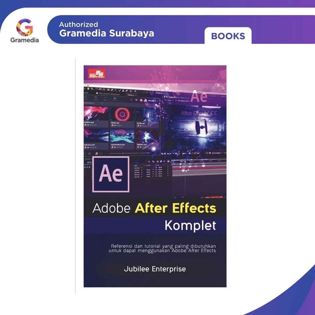 Gramedia Surabaya - Buku Adobe After Effects Komplet (Update Version)