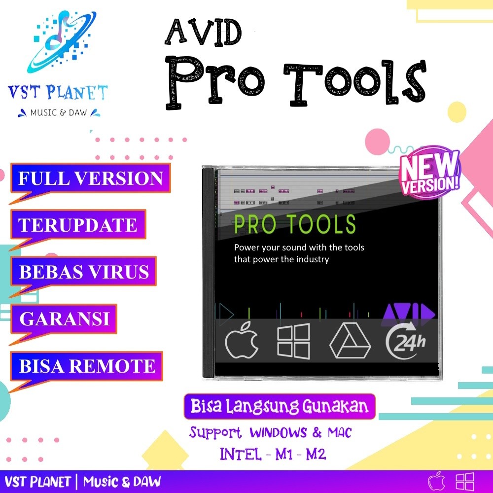 Avid Pro Tools 12.5 HD Permanent ready WIN