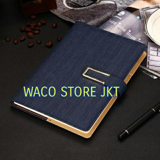 Buku Catatan Kerja Bisnis Cover Kulit Agenda Notes Binder