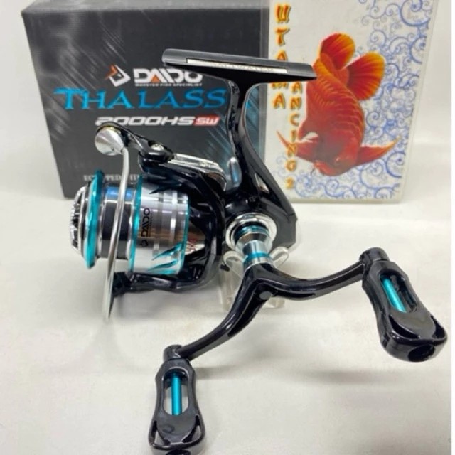 DAIDO THALASSA SW POWER HANDLE KNOB HANDLE DOUBLE GRIP GEAR RATIO : 6.2:1 9+1 Ball Bearing