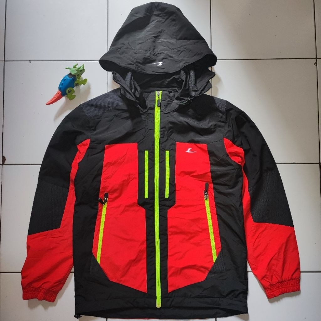 Jaket Outdoor Anak Remaja Dewasa LECAF Original 100% Second Preloved Branded Windbreaker Waterproof 