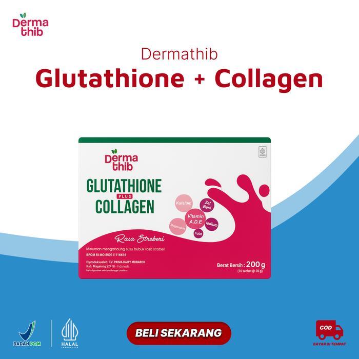 Dermathib Collagen - Kolagen  Amino Acid Minuman Harian Untuk Kulit, Rambut & Kuku Original